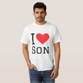 私は息子を愛している Tシャツ (正面フル)