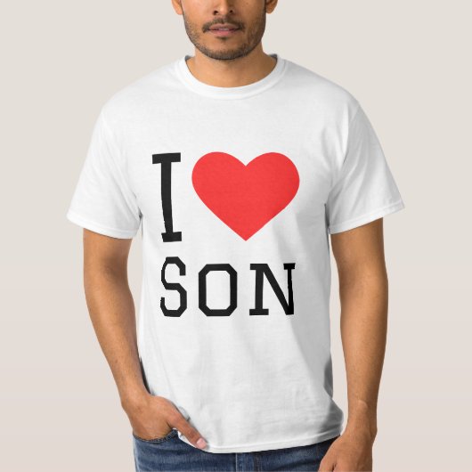 私は息子を愛している Tシャツ (正面)