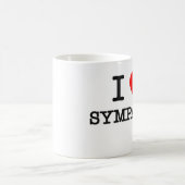私は悔やみや弔慰を愛します コーヒーマグカップ (中央)
