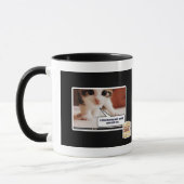 私は悪い事を追う マグカップ (左)