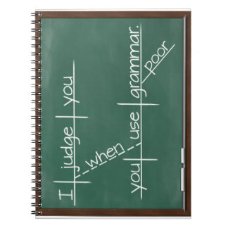 私は悪い文法を使用するとき判断します ノートブック