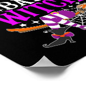 私は悪い魔女おもしろい魔女ハロウィーンの衣装 ポスター (角)