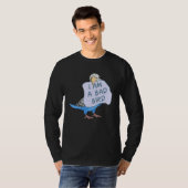 私は悪い鳥だ青いブジーのオウム Tシャツ (正面フル)