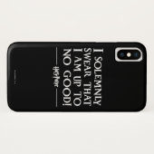 私は悪巧みをしていることをここに厳粛に誓う™ Case-Mate iPhoneケース (裏面(横))