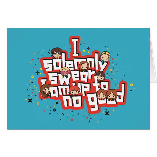 「私は悪巧みをしていることを神に誓う™」グループ (正面横)