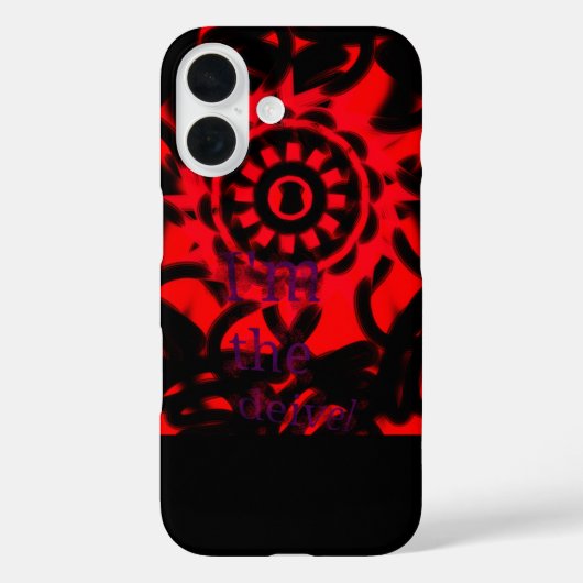 私は悪魔だ Case-Mate iPhoneケース (裏面)