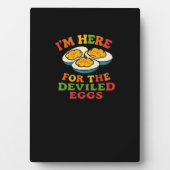 私は悪魔の卵の感謝祭ののためにここにクラシックいる フォトプラーク (正面)