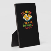 私は悪魔の卵の感謝祭ののためにここにクラシックいる フォトプラーク (側面)