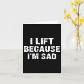私は悲しいジムのためリフトトレーニング重量挙げM カード (黄色い花)