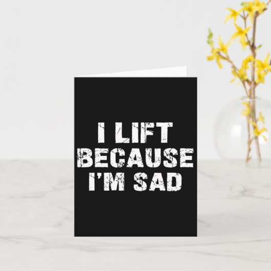 私は悲しいジムのためリフトトレーニング重量挙げM カード (黄色い花)