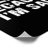 私は悲しいジムのためリフトトレーニング重量挙げM ポスター (角)