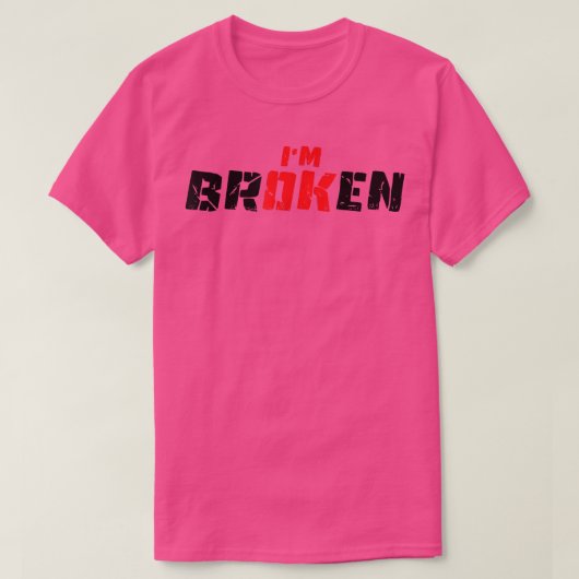 私は悲しみキープキープメンタルヘルス阿波を壊して大丈夫 Tシャツ (デザイン正面)