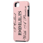 私は情熱のiphoneの場合カバーが付いている人形を集めます Case-Mate iPhoneケース (裏面左)