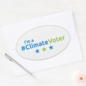 私は惑星のステッカーに投票 – シート4 – 楕円形 楕円形シール (封筒)