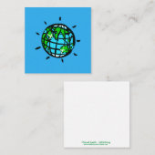 私は惑星EARTHが大好き – 私たちの唯一の家 – 青 ノートカード (正面/裏面)