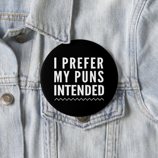 私は意図されている私のしゃれを好みます 缶バッジ (インサイチュ)