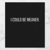 私は意地悪かもしれない ワインラベル (シングルラベル)