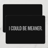 私は意地悪かもしれない 招待状 (正面/裏面)