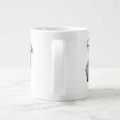 私は意見を持っています（ギニアの鳥） ジャンボコーヒーマグカップ (裏面)