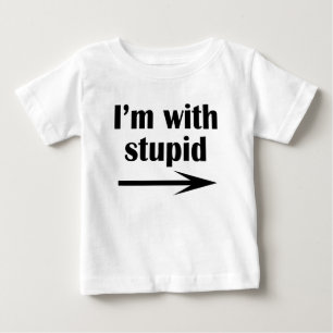 私は愚かとあります ベビーTシャツ