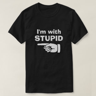 私は愚かと-おもしろいなボーイフレンドのガールフレンドのワイシャツあ Tシャツ