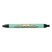 私は愚かな人々に会います 黒ボールペン (正面)