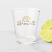 私は愚かな人々を見る ショットグラス (裏面)