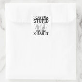 私は愚かな放射線技師を修正できない スクエアシール (バッグ)