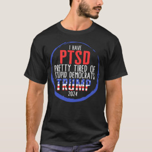 私は愚かな民主主かわいらし党に疲れている Tシャツ