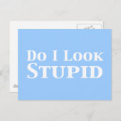 私は愚かな贈り物に見える ポストカード (正面/裏面)