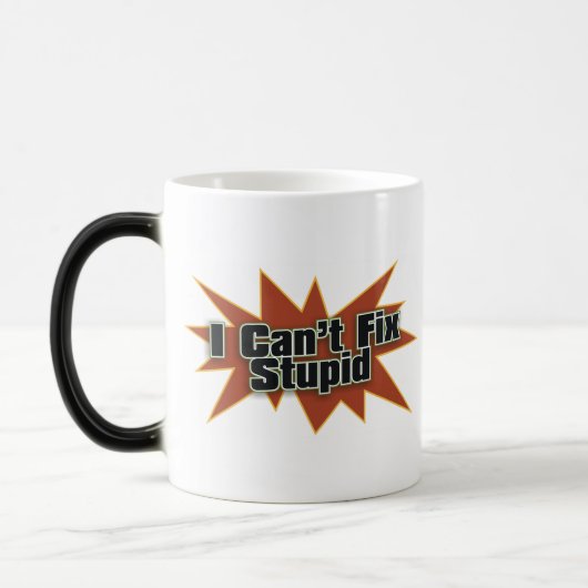 私は愚かなDrinkwearを固定できません モーフィングマグカップ (左)