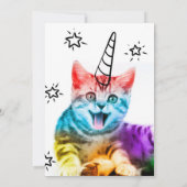 私は愚か者だ！ 招待状 (裏面)