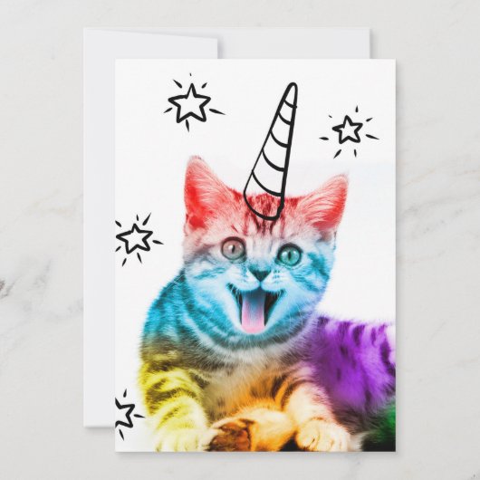 私は愚か者だ！ 招待状 (裏面)