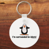 私は愚か者のキーチェーンに囲まれている キーホルダー (正面)