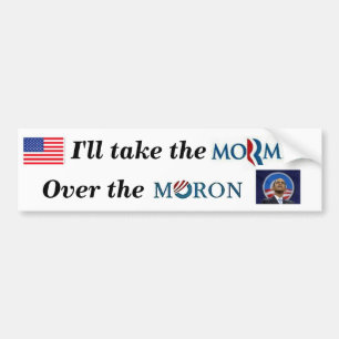私は愚か者上のMormanを取ります バンパーステッカー