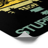 私は愚後を追かな事を行わないレトロサイクリング ポスター (角)