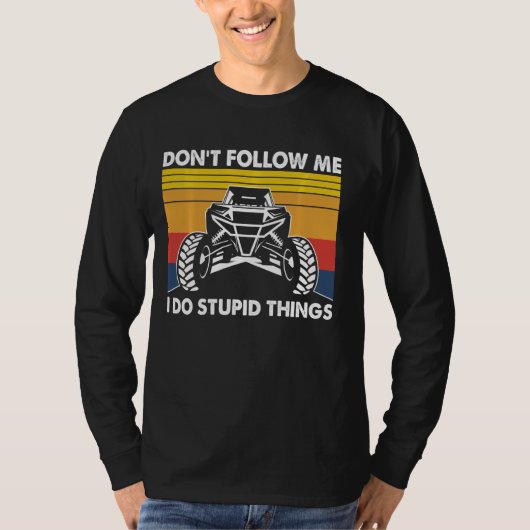 私は愚後を追かな事を行わないヴィンテージUtv車 Tシャツ (正面)