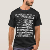 私は愚痴っぽい老人になるとは夢にも思わなかった Tシャツ (正面)