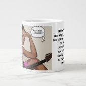 私は愛されているルビー ジャンボコーヒーマグカップ (正面)