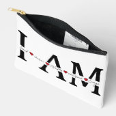 私は愛され、選ばれ、価値があり、勝利し、十分である アクセサリーポーチ (見開き)