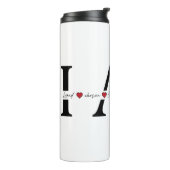 私は愛され、選ばれ、価値があり、勝利し、十分である タンブラー (回転左)