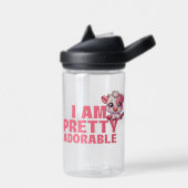 私は愛しかわいらしい ウォーターボトル (左面)