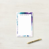 私は愛してあなたの投稿その – 抽象芸術の水色 ポストイット (デスク上)