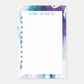 私は愛してあなたの投稿その – 抽象芸術の水色 ポストイット (正面)