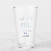 私は愛してあなたビー多くのおもしろい男バレンタイン タンブラーグラス (裏面)