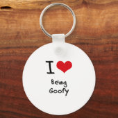 私は愛していおっちょこちょいのる キーホルダー (正面)