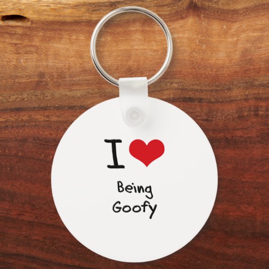 私は愛していおっちょこちょいのる キーホルダー (正面)