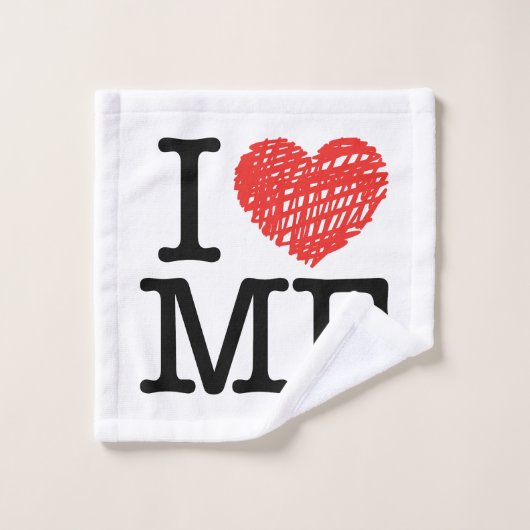 私は愛している ウォッシュタオル (ウォッシュタオル)