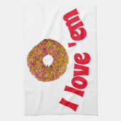 私は愛している キッチンタオル (縦)