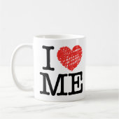 私は愛している コーヒーマグカップ (左)